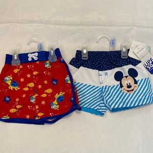 Swimsuit set of two trunks